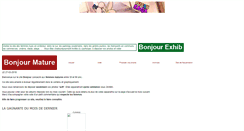 Desktop Screenshot of bonjourmature.fr
